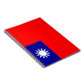 Carnet Drapeau de Taïwan (Côté Droit)