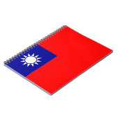 Carnet Drapeau de Taïwan (Côté gauche)