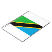 Carnet Drapeau de Tanzanie (Côté gauche)