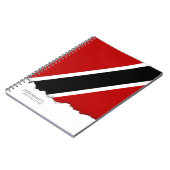 Carnet Drapeau de Trinité-et-Tobago (Côté gauche)