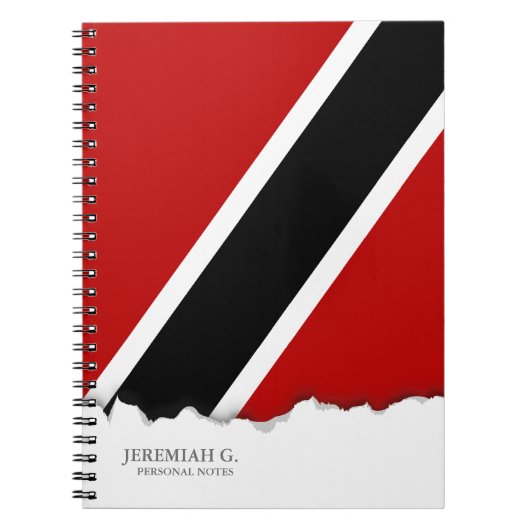 Carnet Drapeau de Trinité-et-Tobago (Devant)