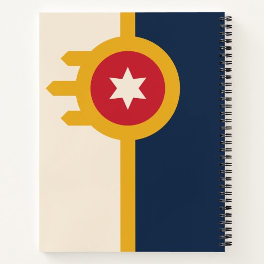 Carnet Drapeau de Tulsa (Oklahoma) (Dos)