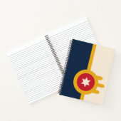 Carnet Drapeau de Tulsa (Oklahoma) (Intérieur)