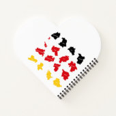 Carnet Drapeau des États allemands (Dos)