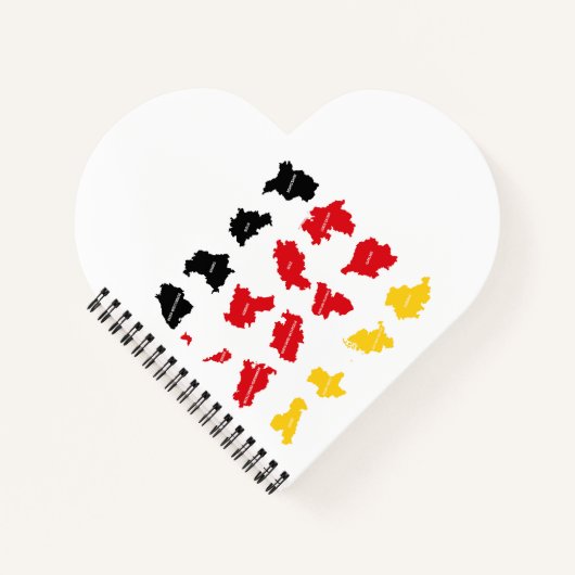 Carnet Drapeau des États allemands (Devant)
