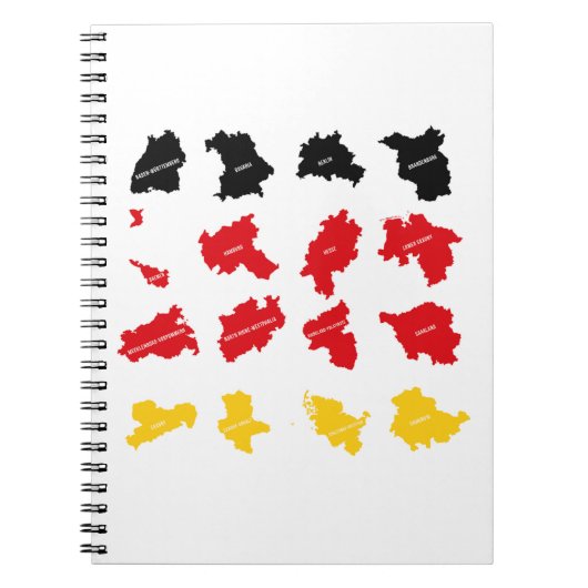 Carnet Drapeau des États allemands (Devant)
