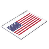 Carnet Drapeau des États-Unis d'Amérique rouge blanc et b (Côté gauche)