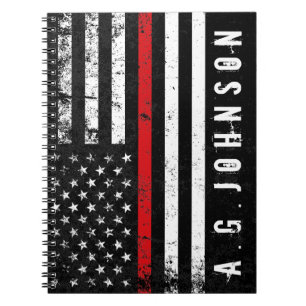Carnet Drapeau des États-Unis en état de détresse