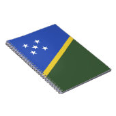 Carnet Drapeau des Îles Salomon (Côté Droit)