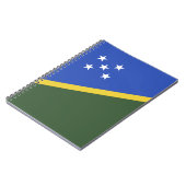 Carnet Drapeau des Îles Salomon (Côté gauche)