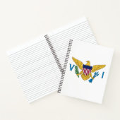 Carnet Drapeau des îles Vierges américaines (Intérieur)