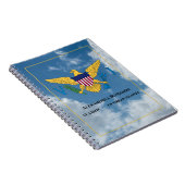 Carnet Drapeau des îles Vierges américaines St. Croix USV (Côté Droit)