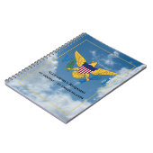 Carnet Drapeau des îles Vierges américaines St. Thomas US (Côté gauche)