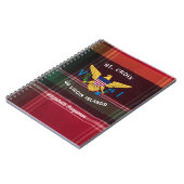 Carnet Drapeau des îles Vierges américaines USVI St Croix (Côté gauche)