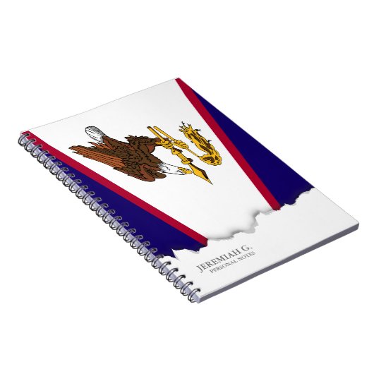 Carnet Drapeau des Samoa américaines (Côté Droit)