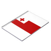 Carnet Drapeau des Tonga (Côté gauche)