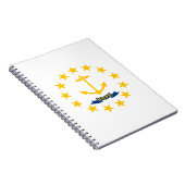 Carnet Drapeau d'État de Rhode Island (Côté Droit)