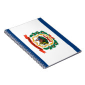 Carnet Drapeau d'État de Virginie-Occidentale (Côté Droit)
