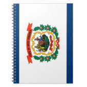 Carnet Drapeau d'État de Virginie-Occidentale (Devant)