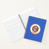 Carnet Drapeau d'État du Minnesota (Intérieur)