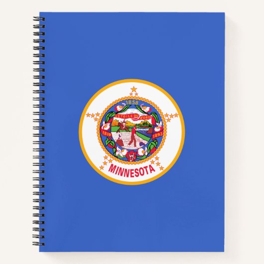 Carnet Drapeau d'État du Minnesota (Devant)