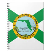 Carnet Drapeau d'Hollywood, Floride (Devant)