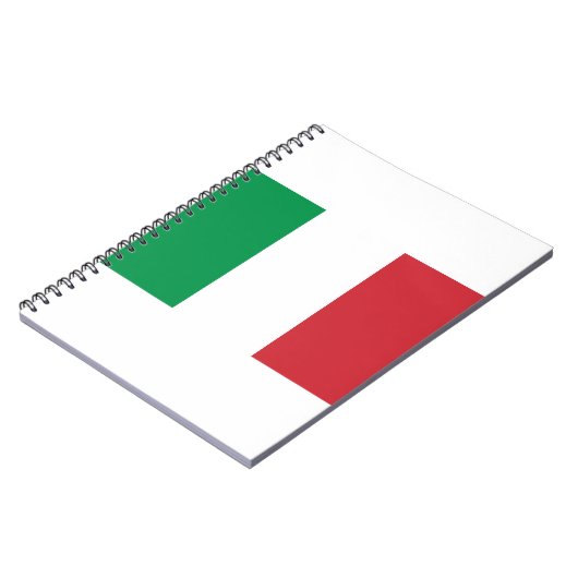 Carnet Drapeau d'Italie (Côté gauche)