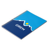 Carnet Drapeau d'Orem, Utah Paire de liens de nouilles (Côté gauche)