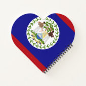 Carnet Drapeau du Belize (Dos)