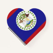 Carnet Drapeau du Belize (Devant)