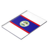 Carnet Drapeau du Belize (Côté gauche)
