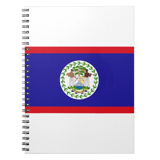 Carnet Drapeau du Belize (Devant)