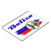 Carnet Drapeau du Belize (Côté gauche)