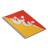 Carnet Drapeau du Bhoutan (Côté Droit)