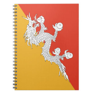 Carnet Drapeau du Bhoutan