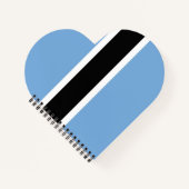 Carnet Drapeau du Botswana (Devant)