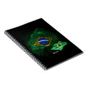 Carnet Drapeau du Brésil (Côté Droit)