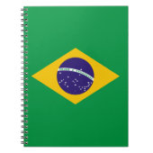 Carnet Drapeau du Brésil Bandeira do Brasil (Devant)