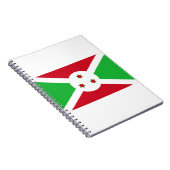Carnet Drapeau du Burundi (Côté Droit)