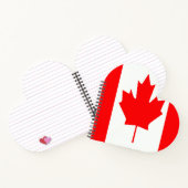 Carnet Drapeau du Canada (Intérieur)