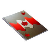 Carnet Drapeau du Canada-Chrome par Shirley Taylor (Côté Droit)