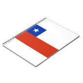 Carnet Drapeau du Chili (Côté gauche)
