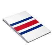 Carnet Drapeau du Costa Rica (Côté Droit)