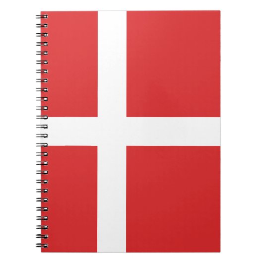 Carnet Drapeau du Danemark (Devant)