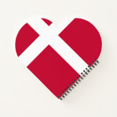 Carnet Drapeau du Danemark (Dos)