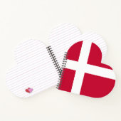 Carnet Drapeau du Danemark (Intérieur)