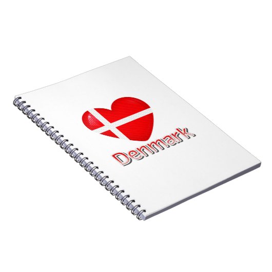Carnet Drapeau du Danemark (Côté Droit)
