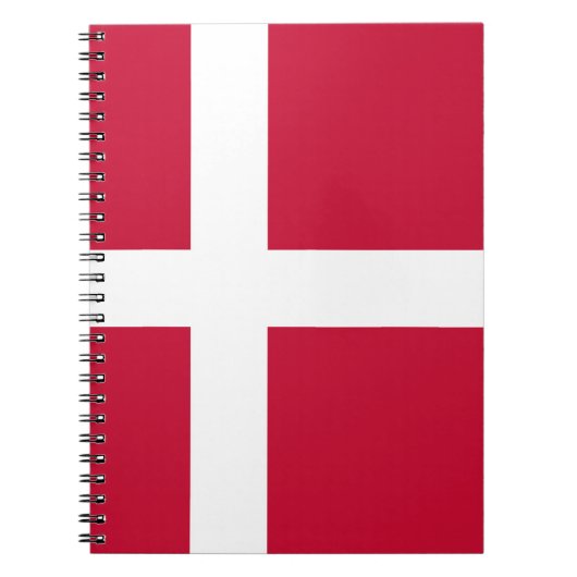 Carnet Drapeau du Danemark (Devant)