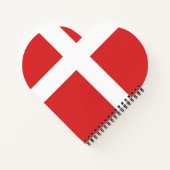 Carnet Drapeau du Danemark (Dos)
