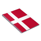 Carnet Drapeau du Danemark (Côté Droit)